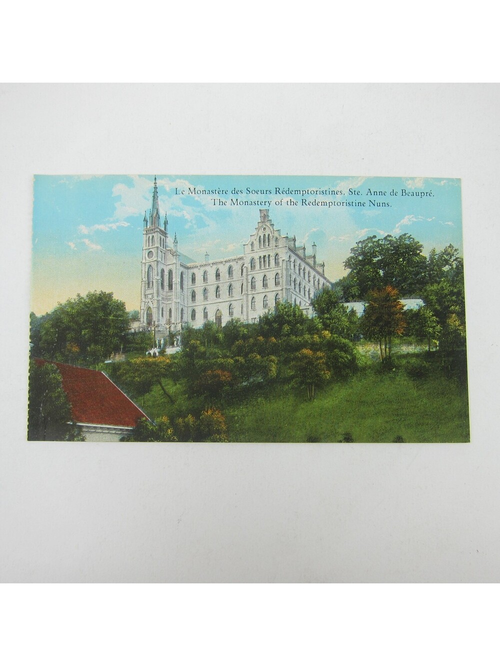 Postcard Quebec Canada Sainte Ste Anne De Beaupre Monastery Redemptoristine Nuns